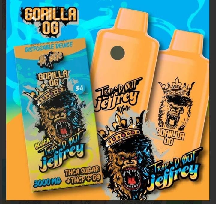 pod desechable vape cbd medicinal gorilla og  indica 3 gr  jeffrey hixotic americano